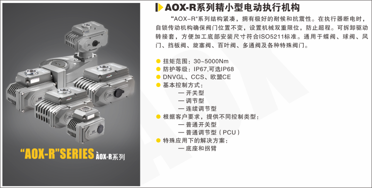 AOX-R系列精小型電動(dòng)執(zhí)行器